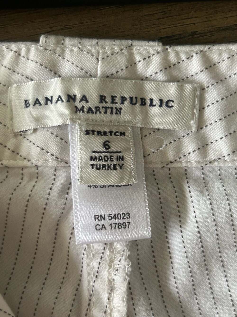 Banana Republic Martin Fit Stretch Pinstripe Pants - Picture 5 of 8